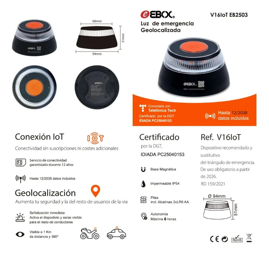 Baliza V-16 Homologada DGT