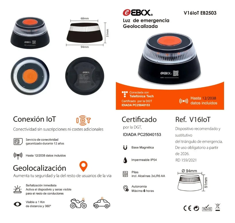 Baliza V-16 Homologada DGT